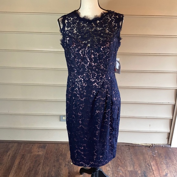 NWT Eliza J Lace Fit Flare Desss - Picture 3 of 9